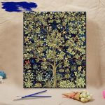 Groene boom verf op nummertjes kit