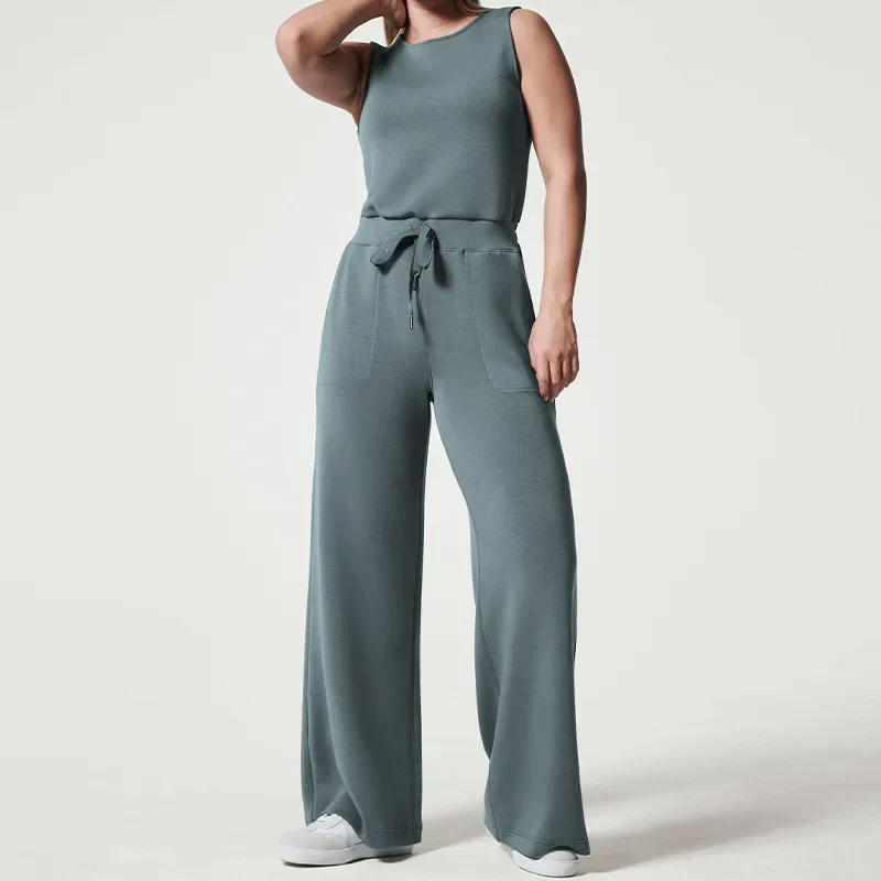 Dames Jumpsuit Elegant Luchtig Met Wijde Pijpen - Afbeelding 5