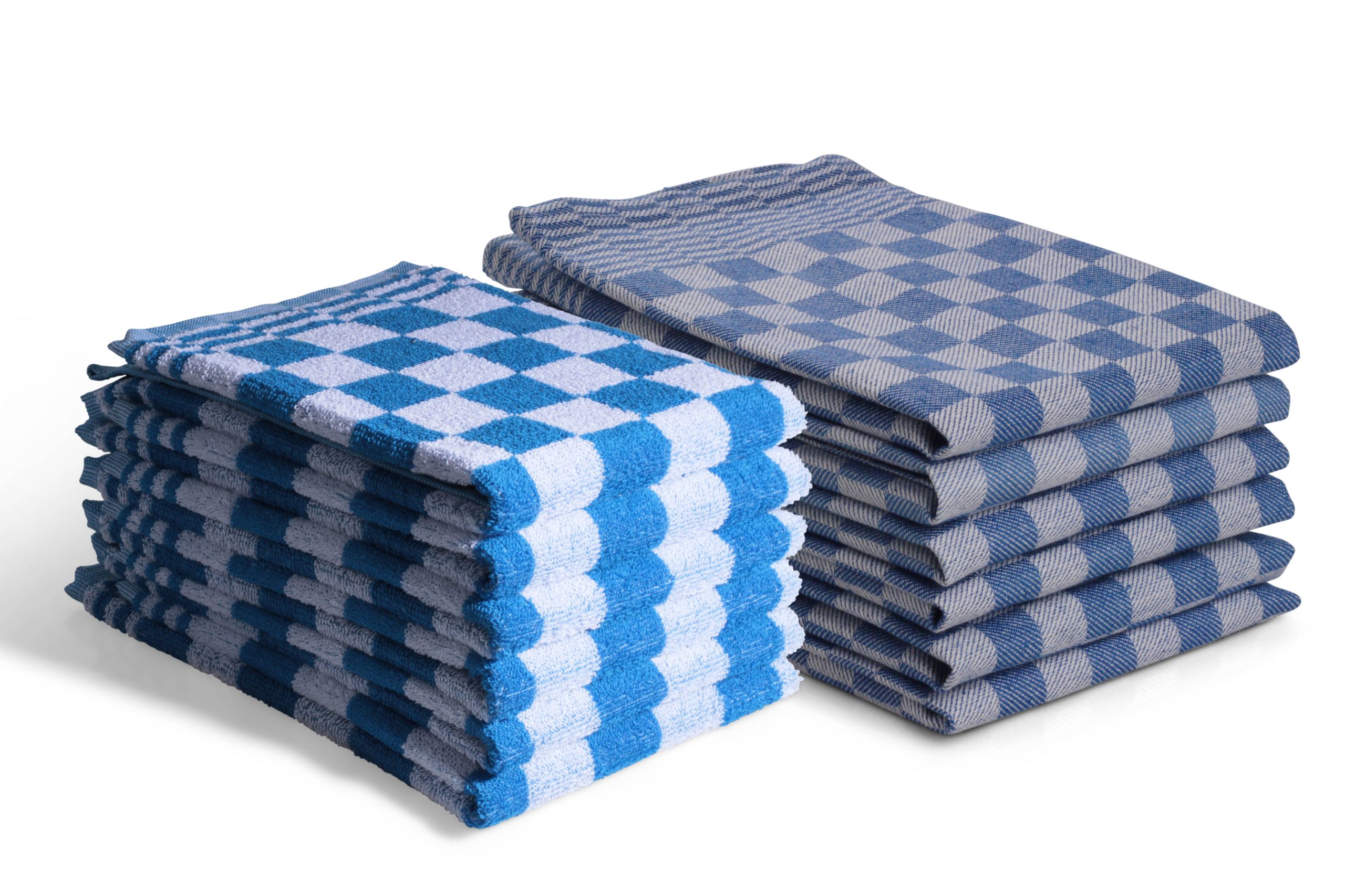 Keuken- & Theedoek – Set van 12 – blok – horeca – blauw