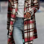 Dames Winterjas Losse Caroma Patroon