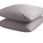 Kussensloop 2 stuks – 100% natuurlijk katoen – 2x 60×70 – greige