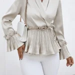 Dames Blouse Elegante Stijl Luxe Comfortabele Pasvorm