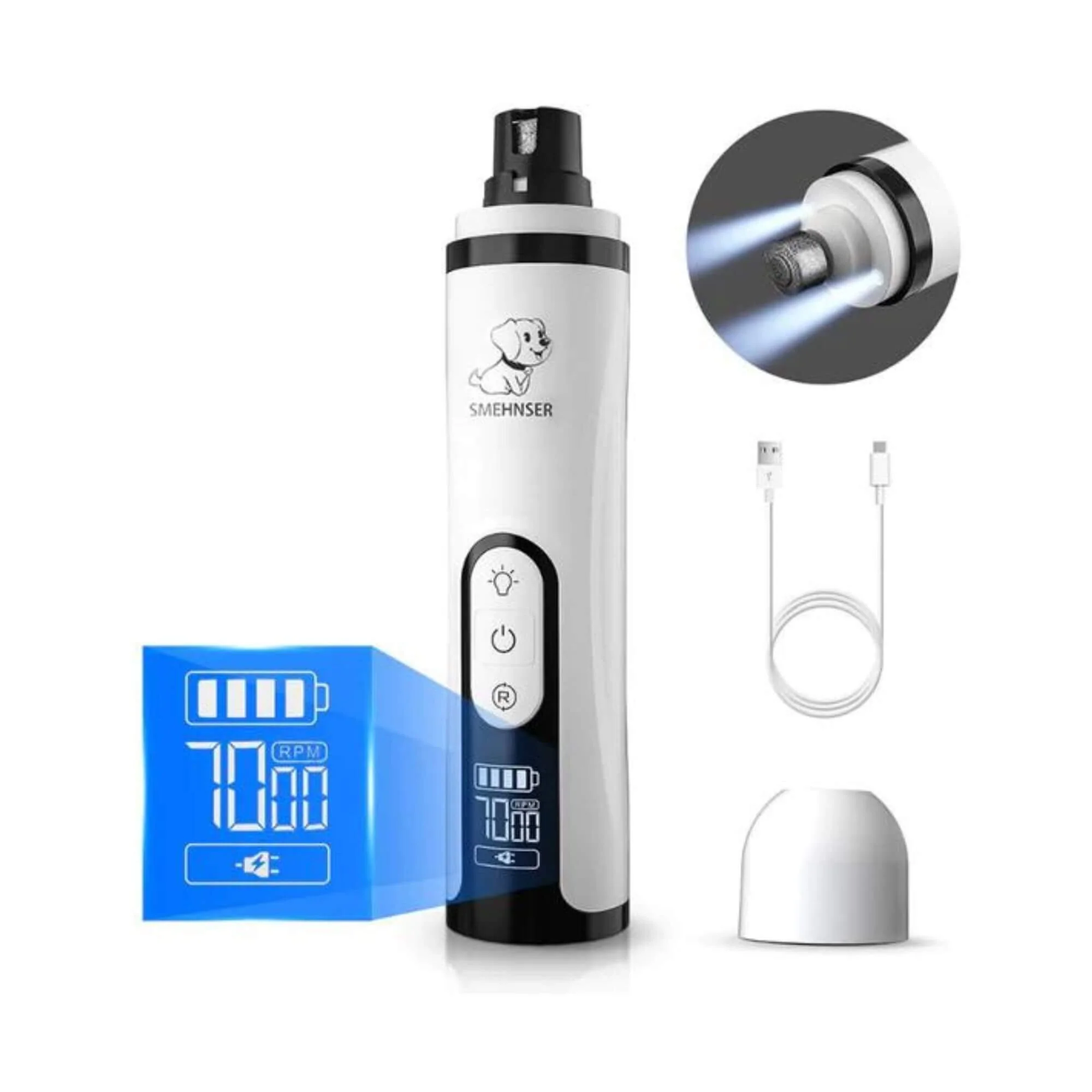 Huisdier's Elektrische LED Nagelknipper - Afbeelding 5