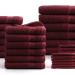 Handdoeken 30 delig set – Hotel Collectie – bordeaux