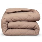 Dekbed 2 in 1 – Wasbaar dekbed zonder overtrek – 140×200 – taupe