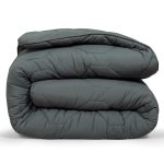 Dekbed 2 in 1 – Wasbaar dekbed zonder overtrek – 240×200 – antraciet