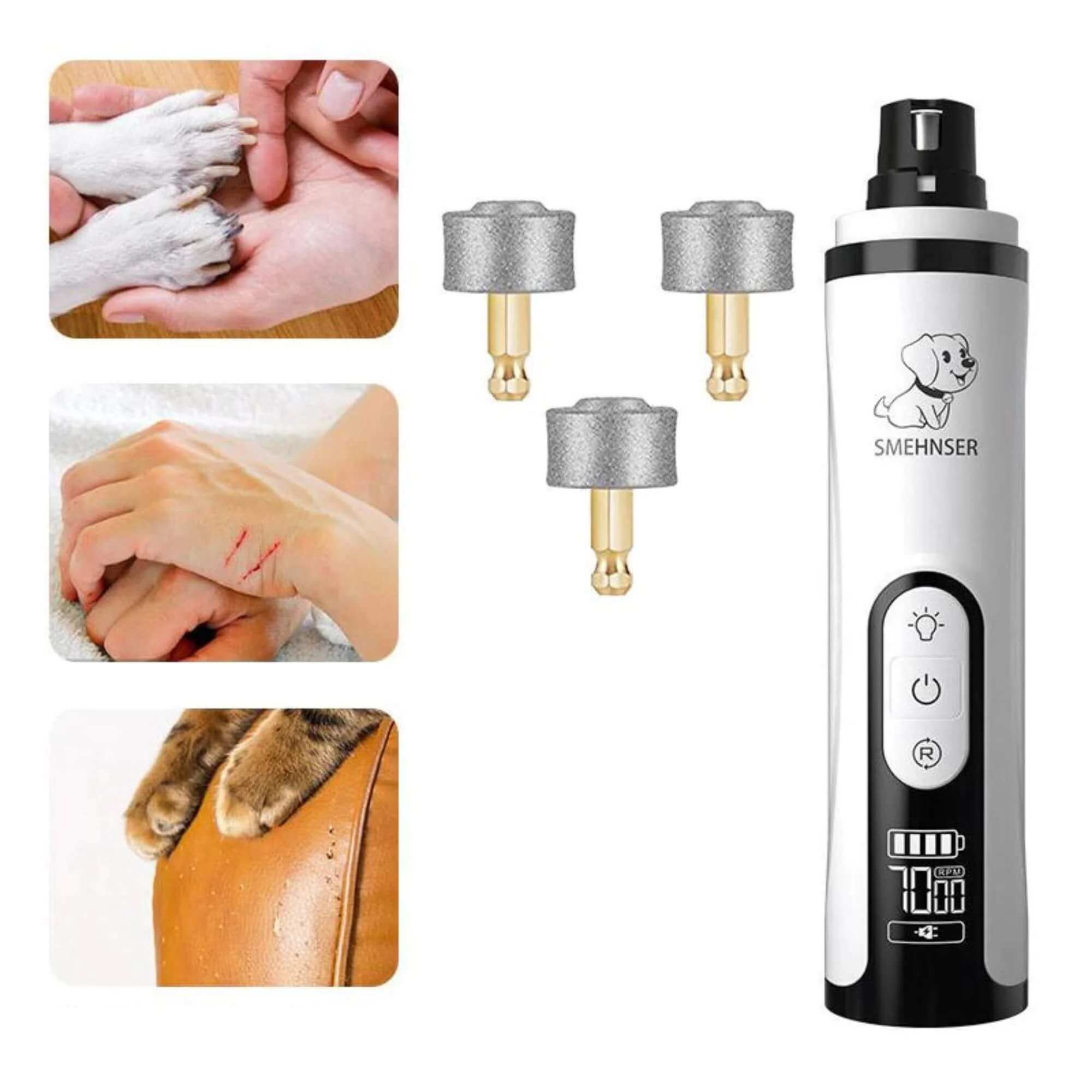 Huisdier's Elektrische LED Nagelknipper - Afbeelding 3