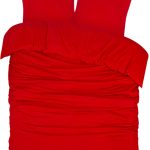 Dekbedovertrek Flanel – 100% zacht katoen – 140×200/220 – fel rood