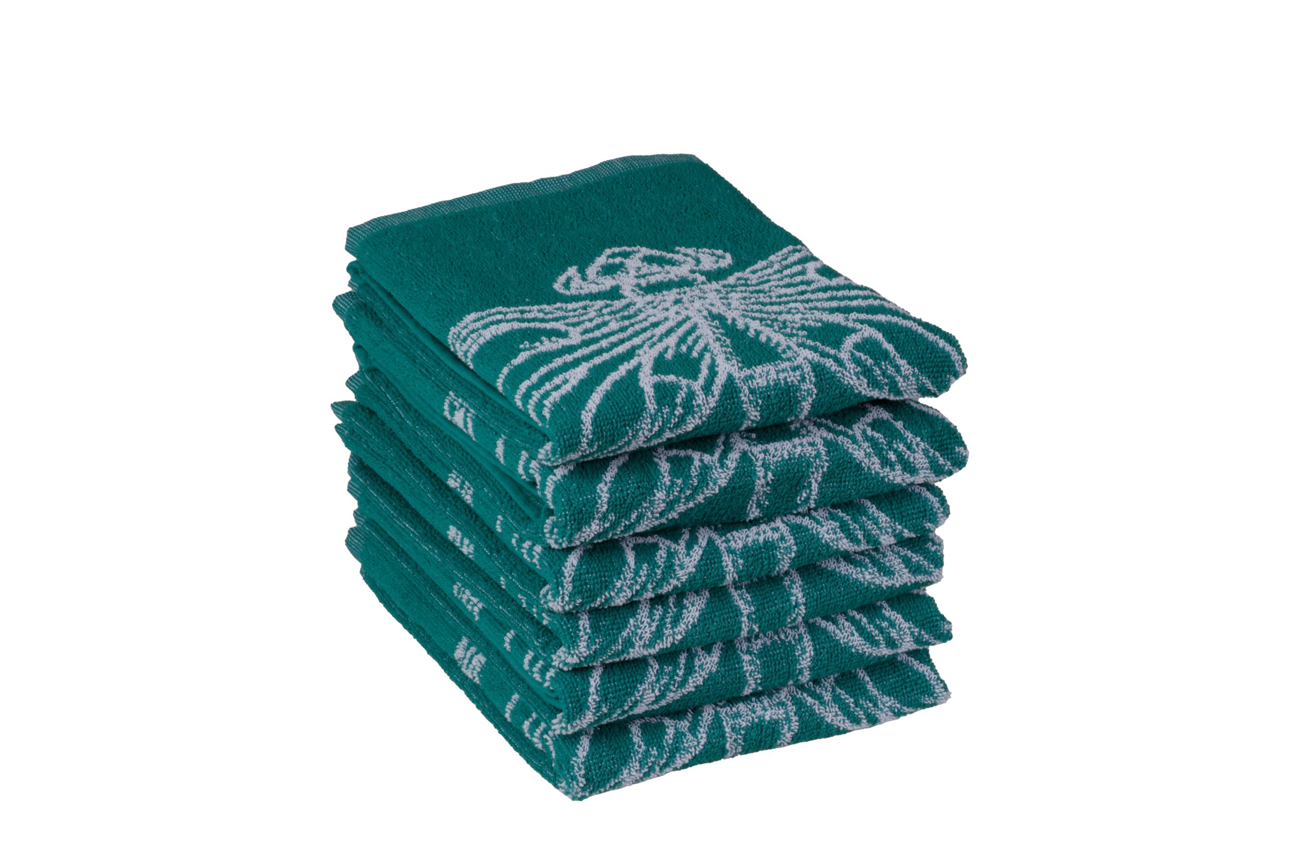 Keukendoek smaragdlibel – 6 stuks – 50×50 – groenblauw