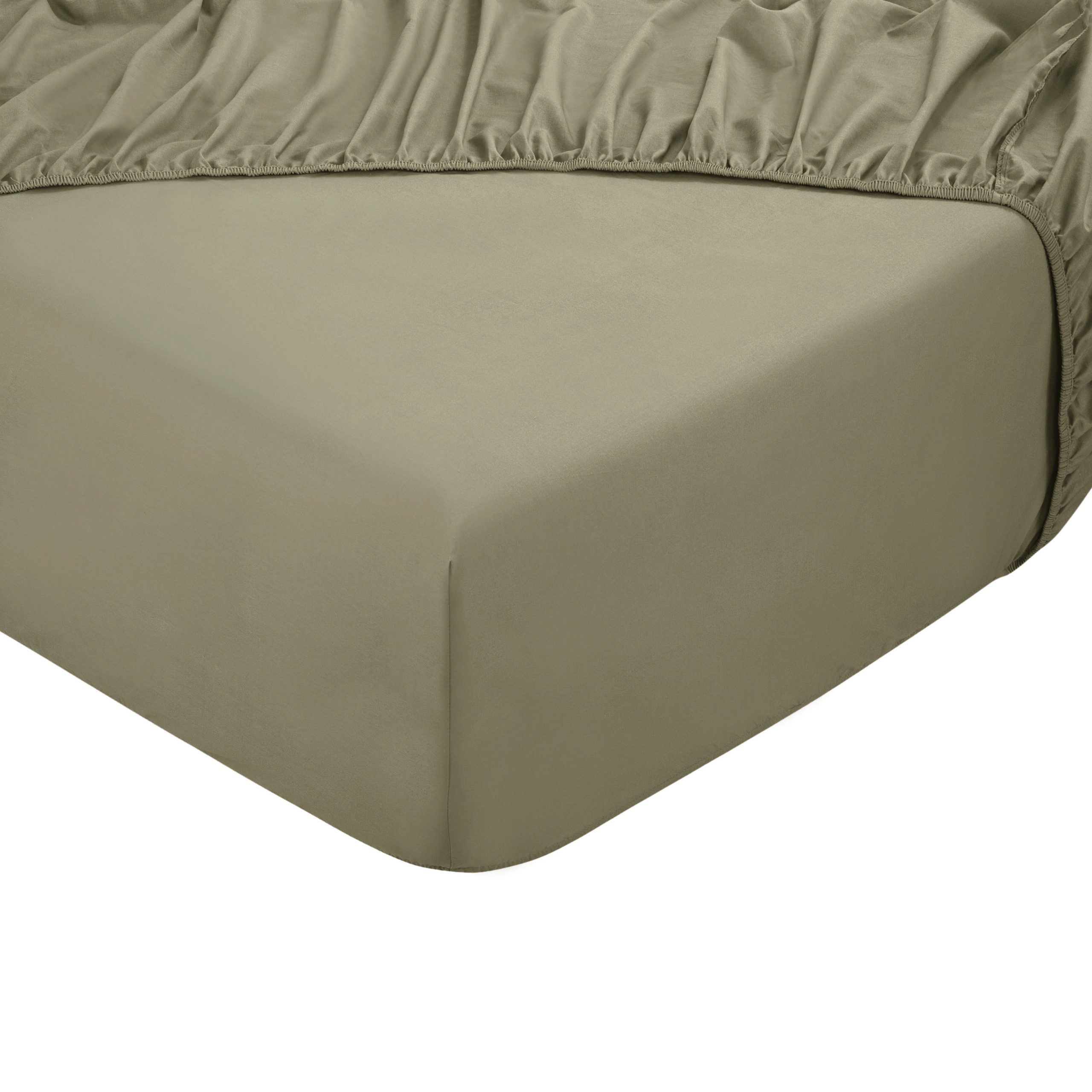 Hoeslaken – 100% natuurlijk katoen – 140×200 cm – warm beige