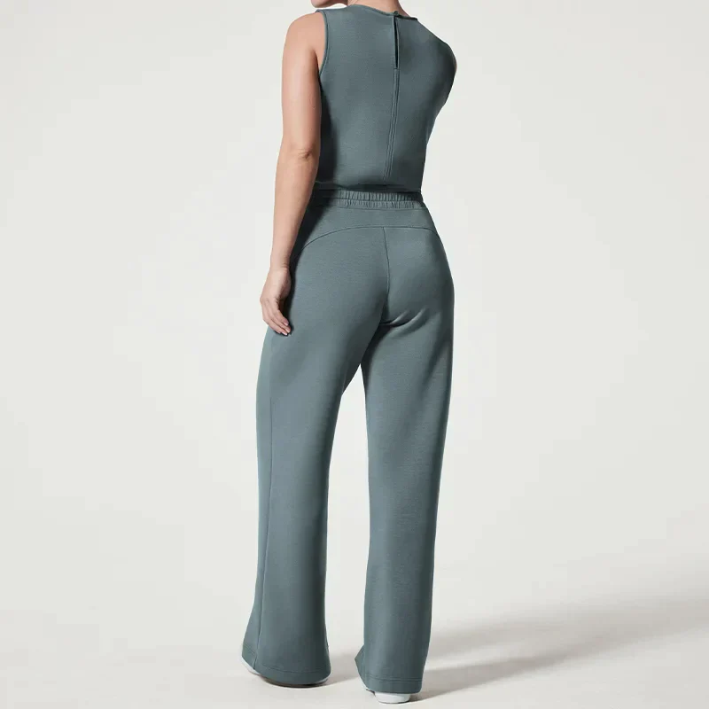 Dames Jumpsuit Elegant Luchtig Met Wijde Pijpen - Afbeelding 6