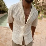 Heren Hemd Casual Ademend Katoen Zomer