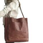 Dames Handtas Leder Stijl Stijlvol