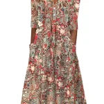 Dames Bloemenjurk Lichtgewicht Ademend Voor Zomerjurkjes