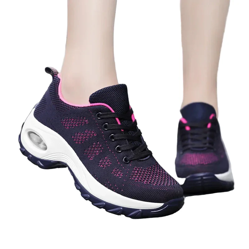 Dames Casual Schoenen Met Dikke Zool Voorjaar