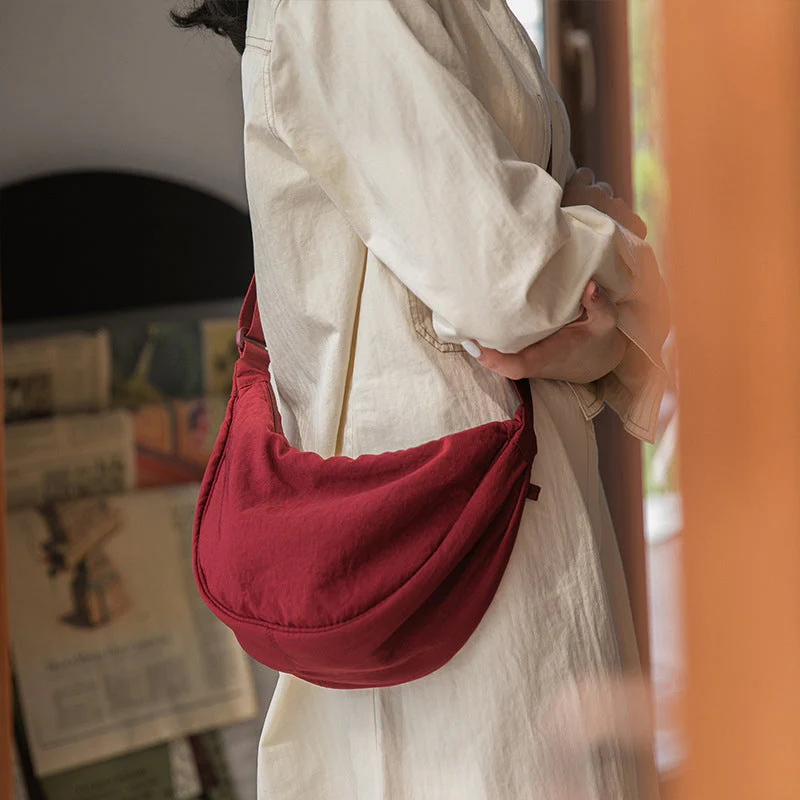 Dames Crossbody Tas Minimalistisch Duurzaam Polyester met Verstelbare Schouderriem - Afbeelding 6