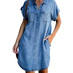 Dames Denim Jurk Modern Design