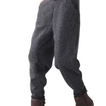 Dames Fleece Broek met Zakken en Patchwork