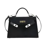 Dames Handtas Metalen Sluiting Geometrisch Design