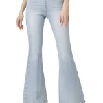 Dames Hoge Taille Flared Jeans