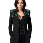 Dames Hoodie Waterdicht met Tropisch Patroon