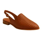 Dames Instappers Gevlochten Design Open Hiel