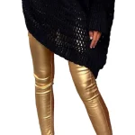 Dames Kunstleren Leggingbroek Slim-Fit