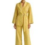 Dames Lounge Set Casual Oversized Geweven Stof