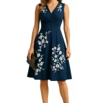 Dames Midi Jurk Ademend Zomer Kleding Casual Lichte Stof