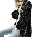 Dames Oversized Cardigan Gebreid met Zakken