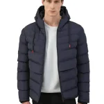 Dames Puffer Jas met Verwijderbare Kap