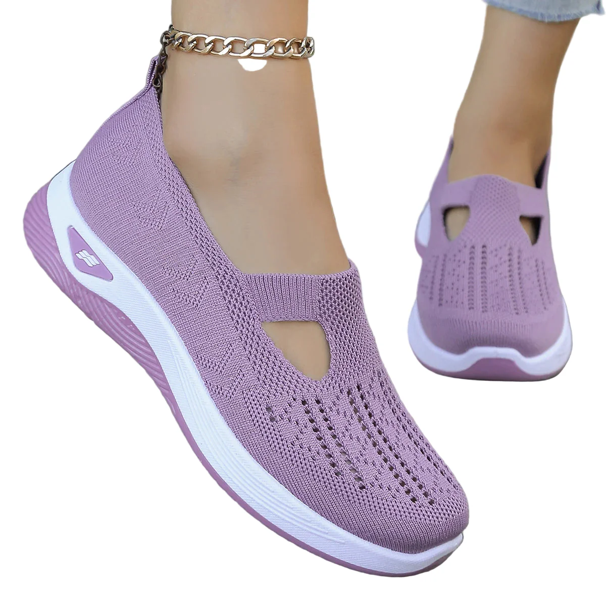 Dames Sneakers Casual Ademend Lichtgewicht Textiel