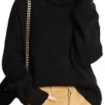 Dames Top Turtle Neck Gebreid Comfortabel voor Casual en Formele Gelegenheden