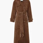Dames Trenchcoat Lang Stijlvol