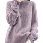 Dames Turtleneck Trui Losse Pasvorm