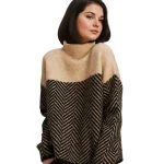 Dames Turtleneck Trui Patroon Zacht Materiaal
