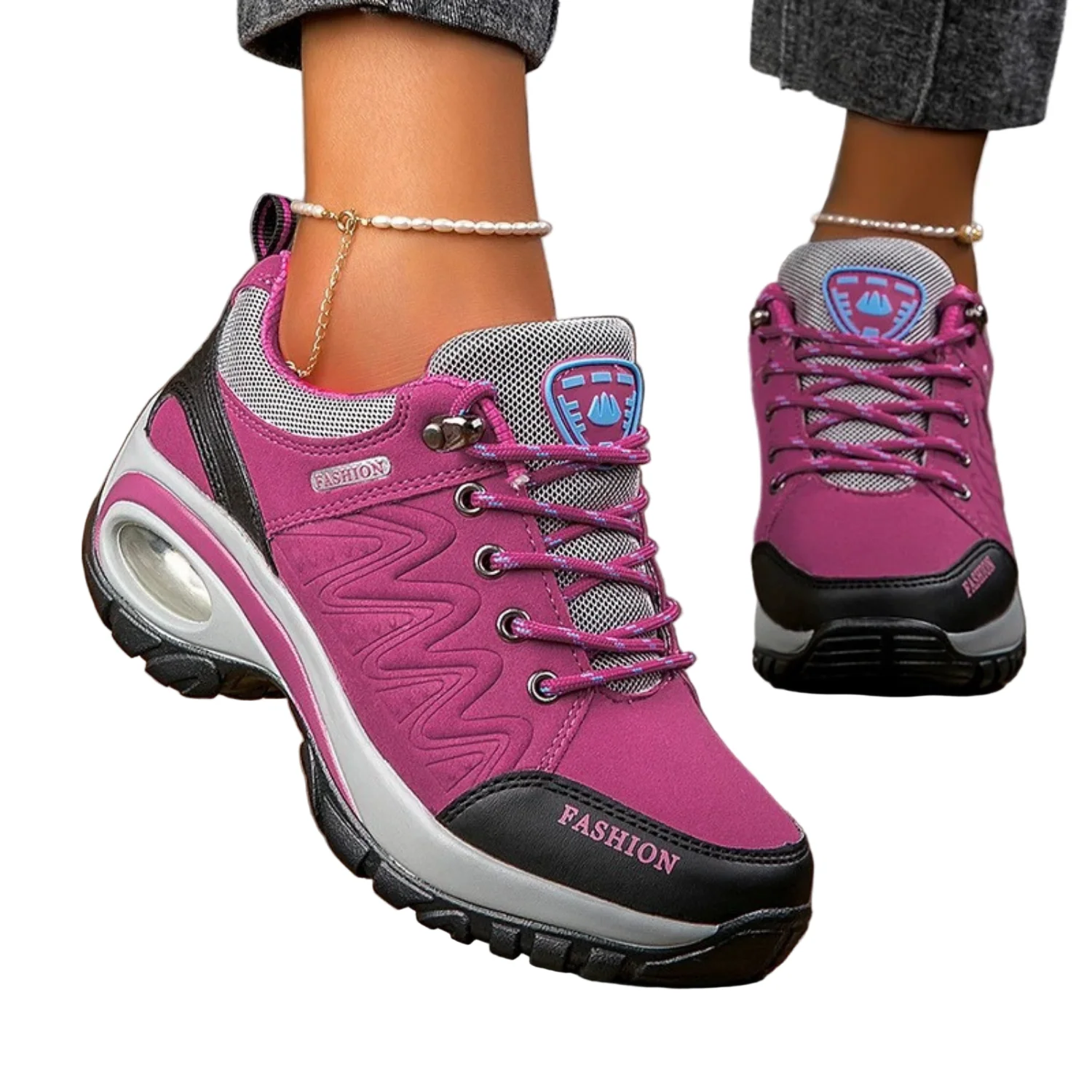 Dames Wandelschoenen Waterdicht Met Levendige Kleuren voor Comfortabel Wandelen - Afbeelding 2