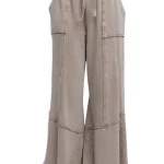 Dames Wijde Pantalon Terry Knit
