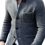 Heren Blazer Met Knopen Modern Stijl