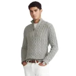 Heren Cardigan met Halve Rits