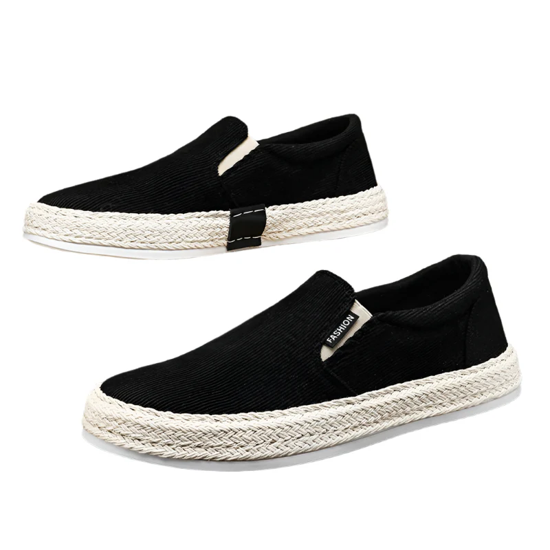 Heren Espadrilles Sportieve Stijl Canvas Jute