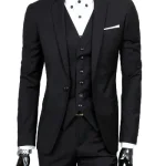 Heren Kostuum 3 Delig Pak Set Stijlvol Voor Trouw en Feestgelegenheden
