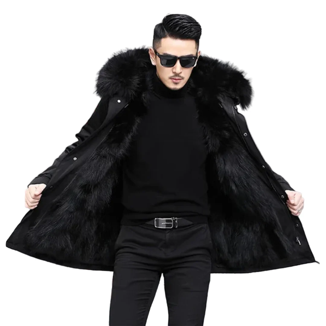 Heren Parka Winterjas met Capuchon voor Koude Dagen