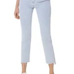 Dames Slim Straight Jeans Hoge Taille