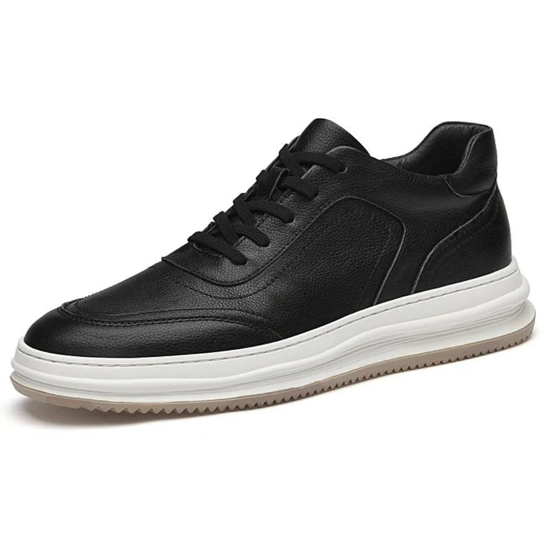Heren Sneakers Minimalistisch met Rubber Zool