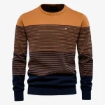 Heren Trui Gestreept Casual Stijl