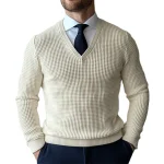 Heren V-hals Trui Casual Stijl voor Koude Dagen