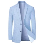 Herenblazer Vintage Stijl Polyester