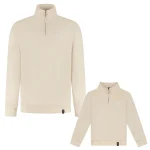 LUNIO halfzip Sweater | beige - VADER & ZOON