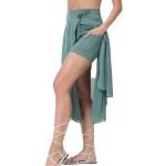 Vrouwen Hoge Taille 2-in-1 Rok Elegante Stijl